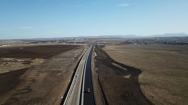 На 155-километровом участке трассы «Таврида» в Крыму открыли четыре полосы