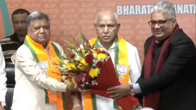 Jagadish Shettar back in BJP again, joined Congress before Karnataka election