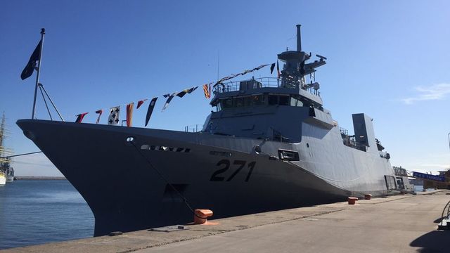 Prima corvetă construită de români, livrată Marinei Militare a Pakistanului
