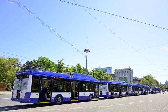 Încă 10 troleibuze noi vor circula pe străzile Chișinăului