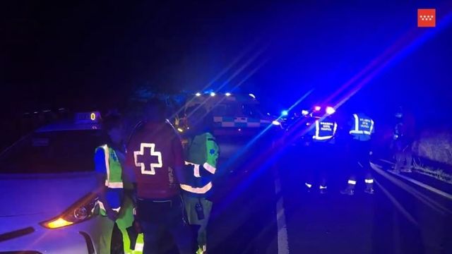 Una mujer fallece y dos hombres heridos graves en dos accidentes de moto en Madrid