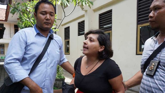 British woman, seen slapping Bali immigration officer in viral video, handed six-month jail term