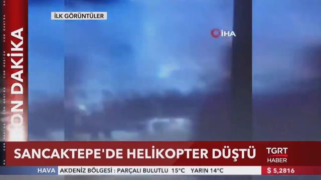 Un elicopter militar s-a prăbușit la Istanbul - patru răniți