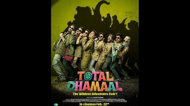 Ajay Devgn, Anil Kapoor, Madhuri In First Poster Of 'Total Dhamaal'