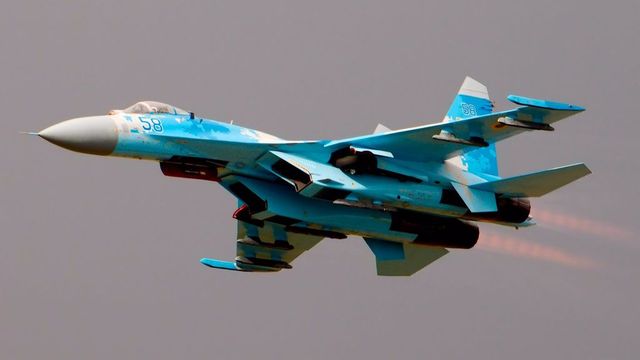 S-a prăbușit un avion Su-27 al armatei ucrainene