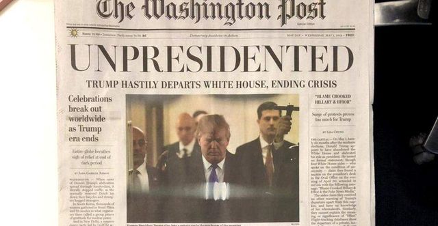 Ziare false The Washington Post, distribuite în SUA
