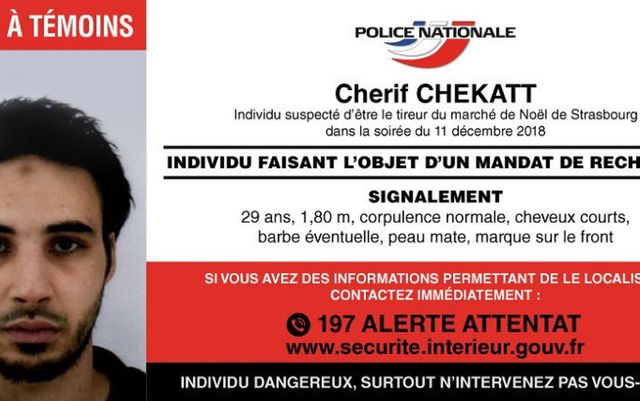 Autorul atacului armat din Strasbourg a fost prins