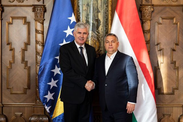 Orbán Viktor boszniai horvát vezetővel tárgyalt