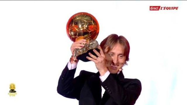 Luka Modric a câștigat trofeul Balonul de Aur