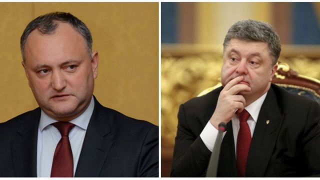 Dodon refuză să se întâlnească cu Poroșenko