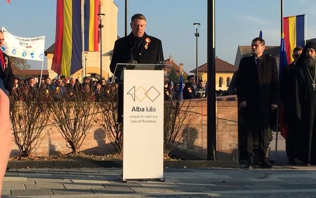 Alocuțiune a președintelui Klaus Iohannis la Alba Iulia