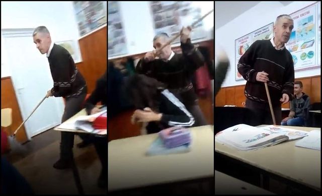 Elev fugărit cu mopul de profesorul de franceză, la o școală din Suceava
