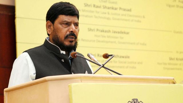 Rs 15 lakh promised by Narendra Modi will be deposited, but slowly, claims Union minister Athawale