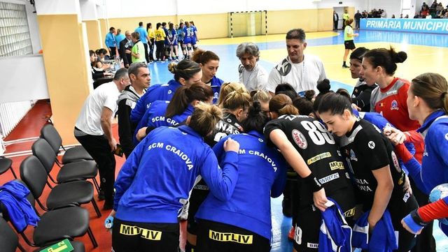 SCM Craiova, învinsă clar în Cupa EHF