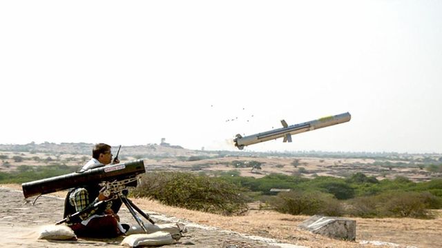 DRDO Successfully Flight Tests Third-Generation Fire And Forget Portable Anti-Tank Guided Missile