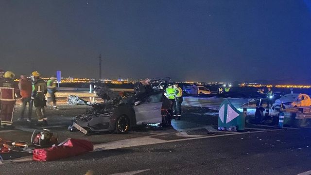 Dos muertos y seis heridos en un accidente de tráfico múltiple en Murcia provocado por una narcolancha