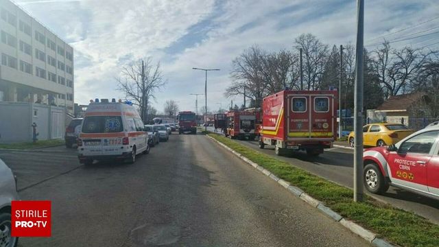 Incendiu la Spitalului Municipal Calarasi. Autoritatile au declansat Planul Rosu de interventie