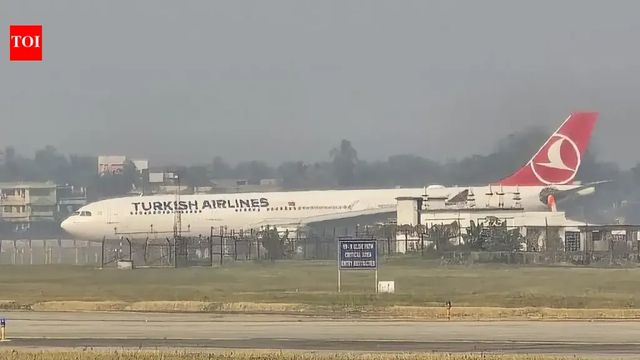 Turkish Airlines Flight Makes Emergency Landing In Kolkata After Engine Fire
