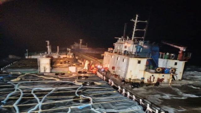 12 Crew Members of Stranded Merchant Vessel Rescued Off Gujarat Coast