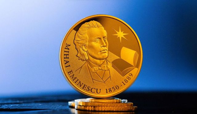 Banca Națională a Moldovei lansează moneda comemorativă „Mihai Eminescu”
