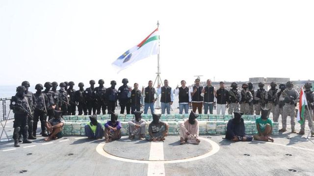 700 kg meth seized in massive drug haul off Gujarat coast, 8 Iranians held