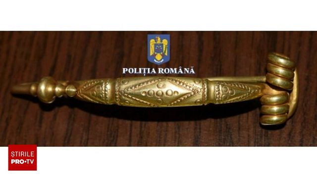 Broșă susceptibilă a face parte din Patrimoniul Cultural Național, recuperată de polițiștii din Hunedoara