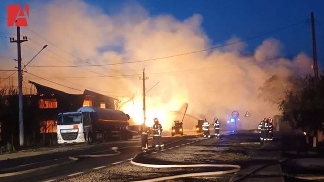 Două explozii puternice lîngă București, soldate cu victime