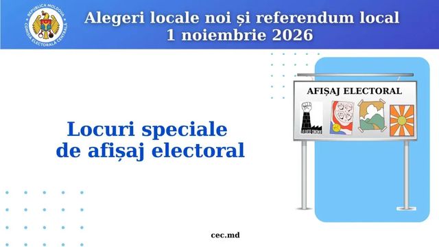 Primăriile trebuie să pregătească spații pentru campania electorală din 1 noiembrie