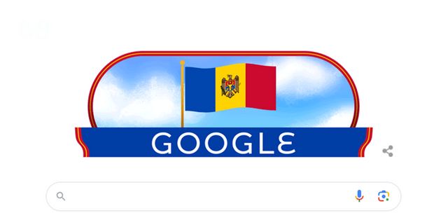 Google поздравил Молдову с Днем независимости