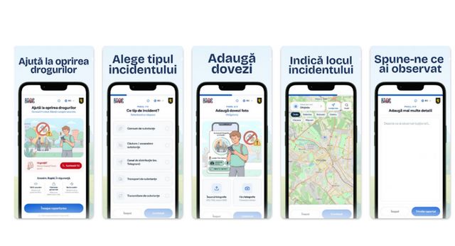 Drogurile pot fi raportate anonim prin noua aplicație „STOP-DROG”. Cum funcționează platforma
