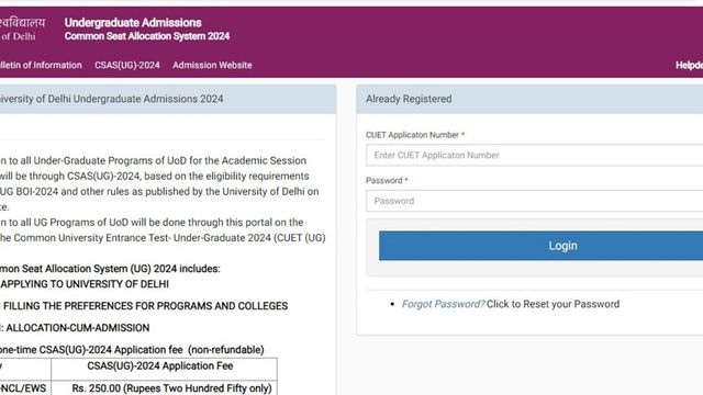 Delhi University UG Admissions 2024: Round 2 seat allotment results out, check seat-wise data, next step and more