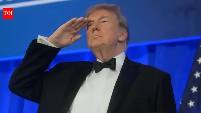 Trump returns to White House Correspondents' dinner months after shooting forced delay