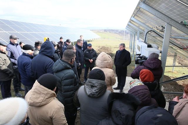 În satul Bușila, raionul Ungheni a fost construită o centrală electrică fotovoltaică