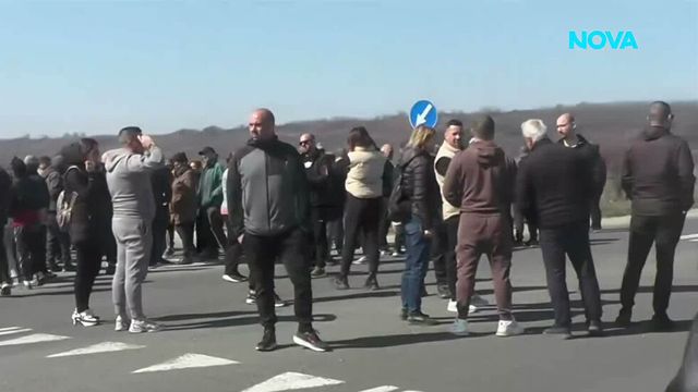 Блокада на пътя Монтана и Враца заради лошото му състояние