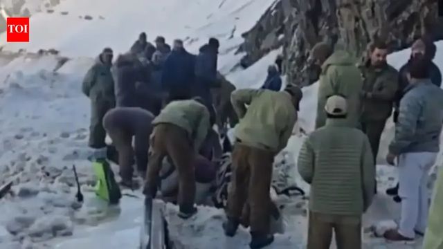 7 killed as avalanche hits Srinagar-Leh National Highway