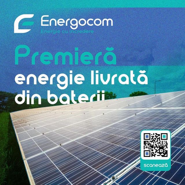 Energocom a achiziționat, în premieră, energie electrică de la un producător local care utilizează baterii de stocare