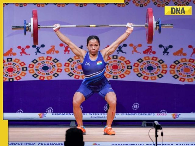 Mirabai Chanu Lifts 193 Kg To Win Gold At Commonwealth Weightlifting Championships