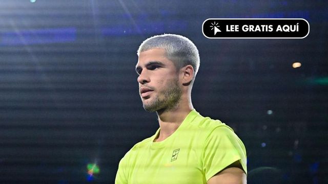 Alcaraz logra el primer punto en las Finales ATP