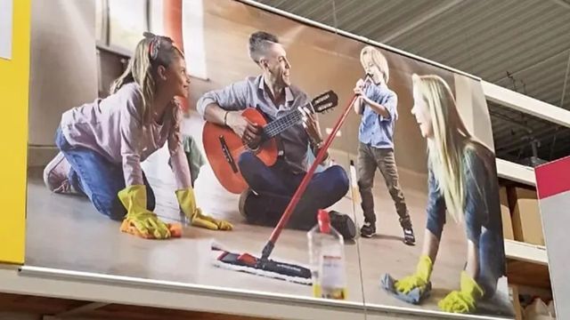 Afiș sexist în care femeile fac curățenie și băieții se distrează, criticat. Reacția Leroy Merlin