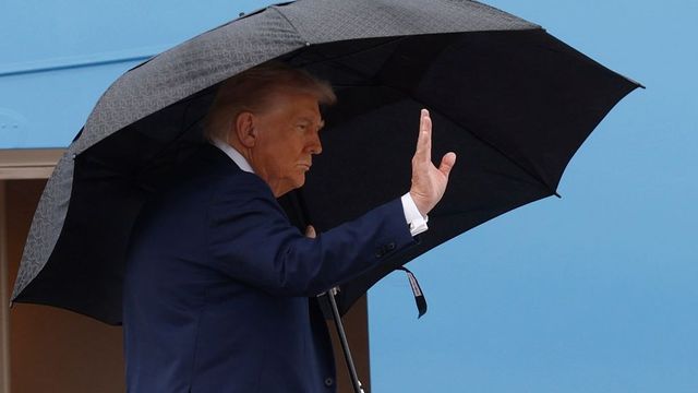 ‘War is over’ in Gaza, Trump says on way to Middle East