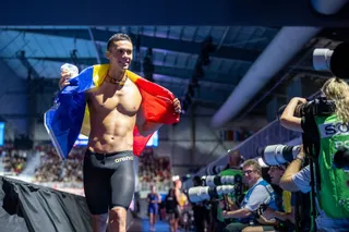 David Popovici, medalie de aur la proba 50 m liber a Campionatului Național