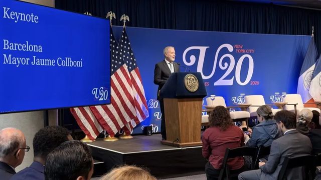Collboni insta desde Nueva York a los alcaldes de grandes ciudades a unirse por la vivienda