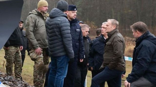 Експлозия, причинена от саботаж, разруши жп линия в Полша