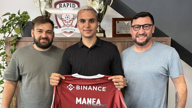 Cristi Manea a semnat cu Rapid