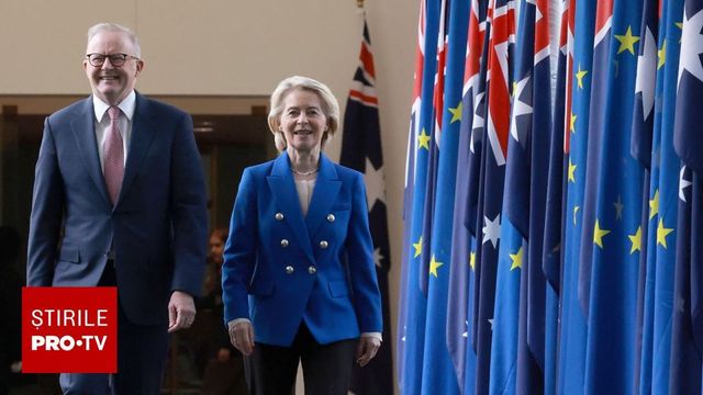 Uniunea Europeană și Australia au încheiat un amplu acord de liber schimb și un Parteneriat de Securitate