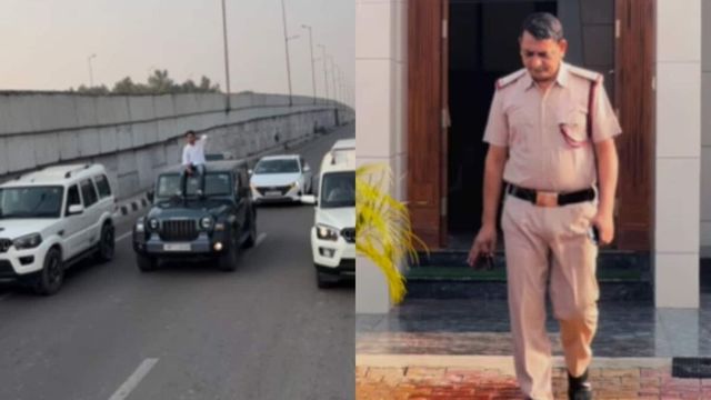 Haryana boy rides on car roof, says policeman father will protect him, video goes viral