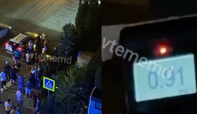 Cu permisul suspendat și beat la volan: un tânăr de 22 de ani, reținut după un accident