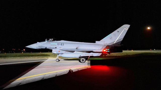 Dos cazas españoles interceptan a dos aviones rusos en el espacio aéreo de Lituania