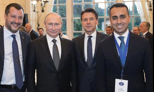 Foto di Putin con i leader italiani,'tanto da ricordare'