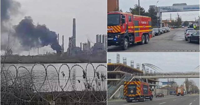 Incendiu la rafinăria Petromidia